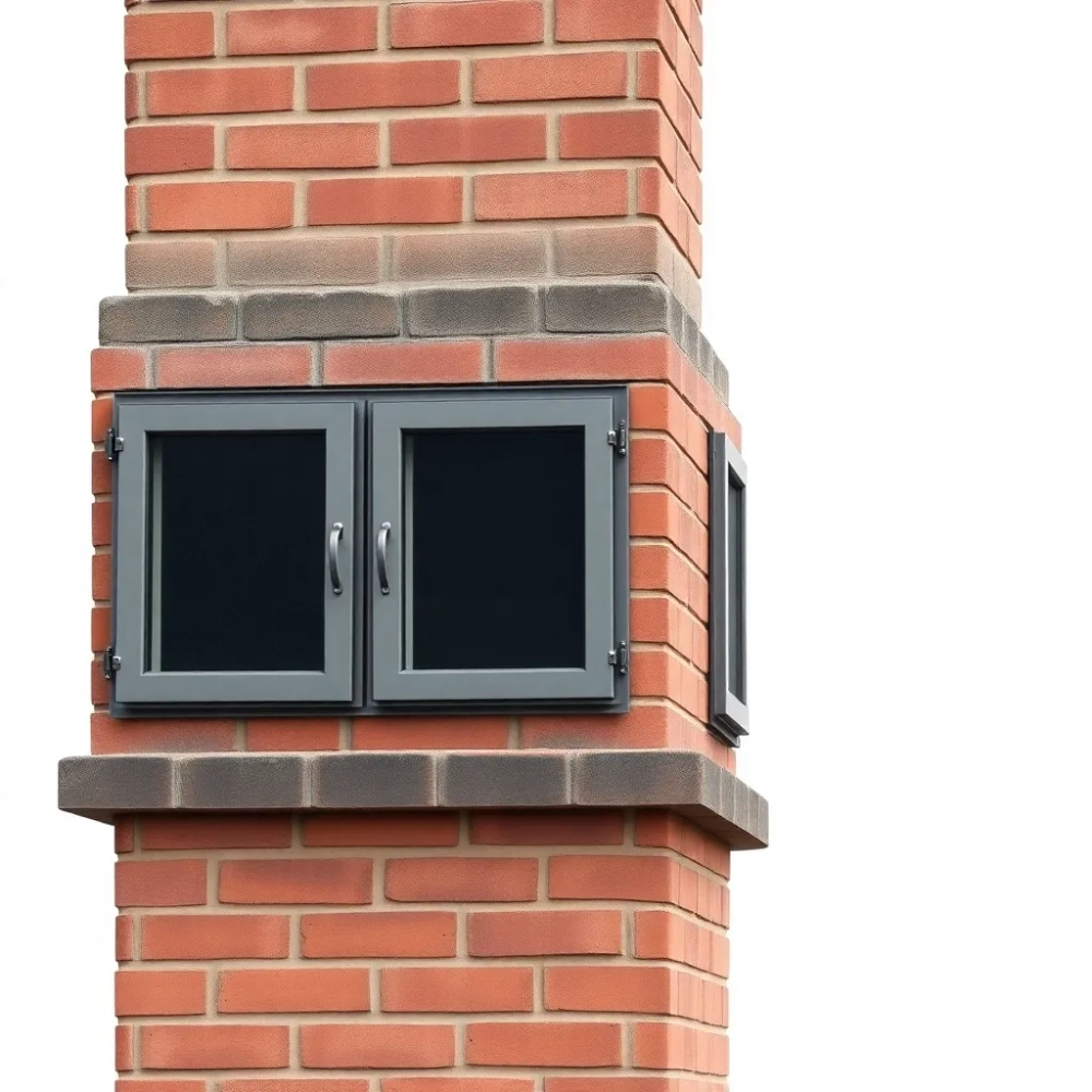 Drzwiczki rewizyjne do komina szczelne