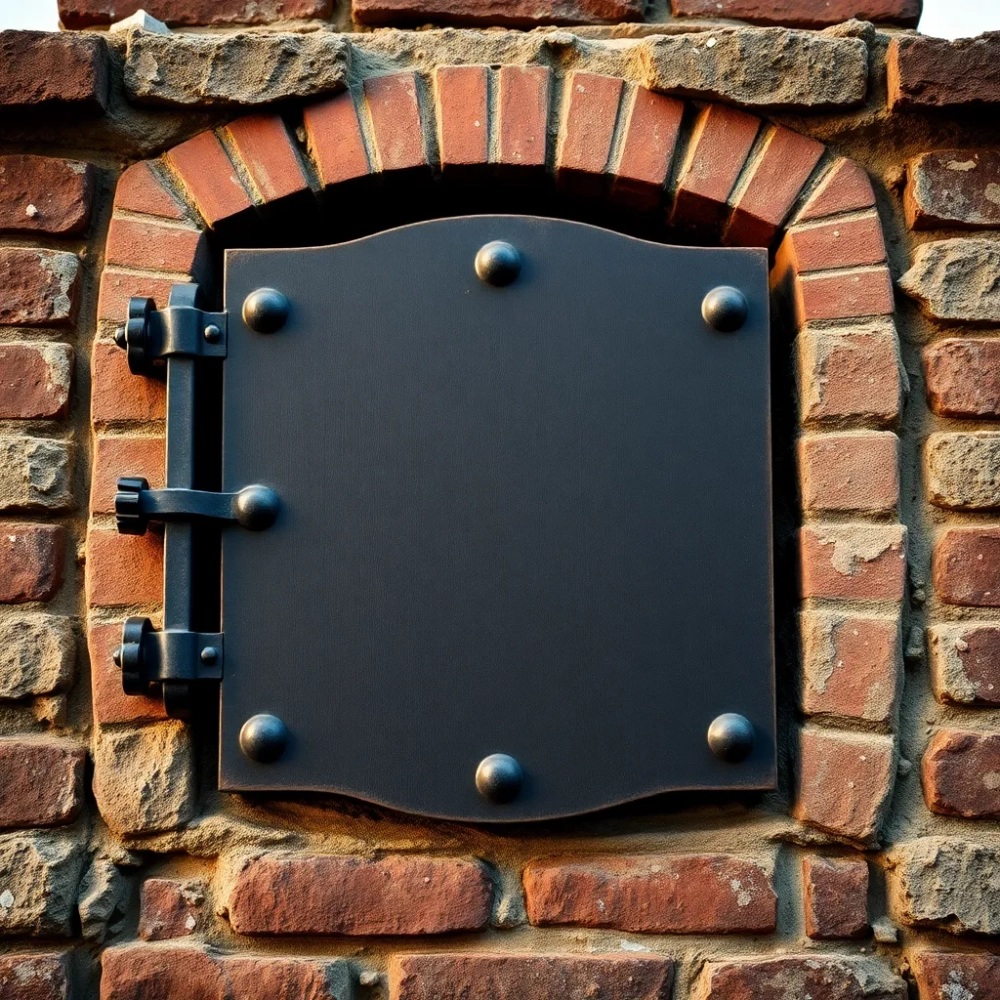 Drzwiczki żeliwne do komina