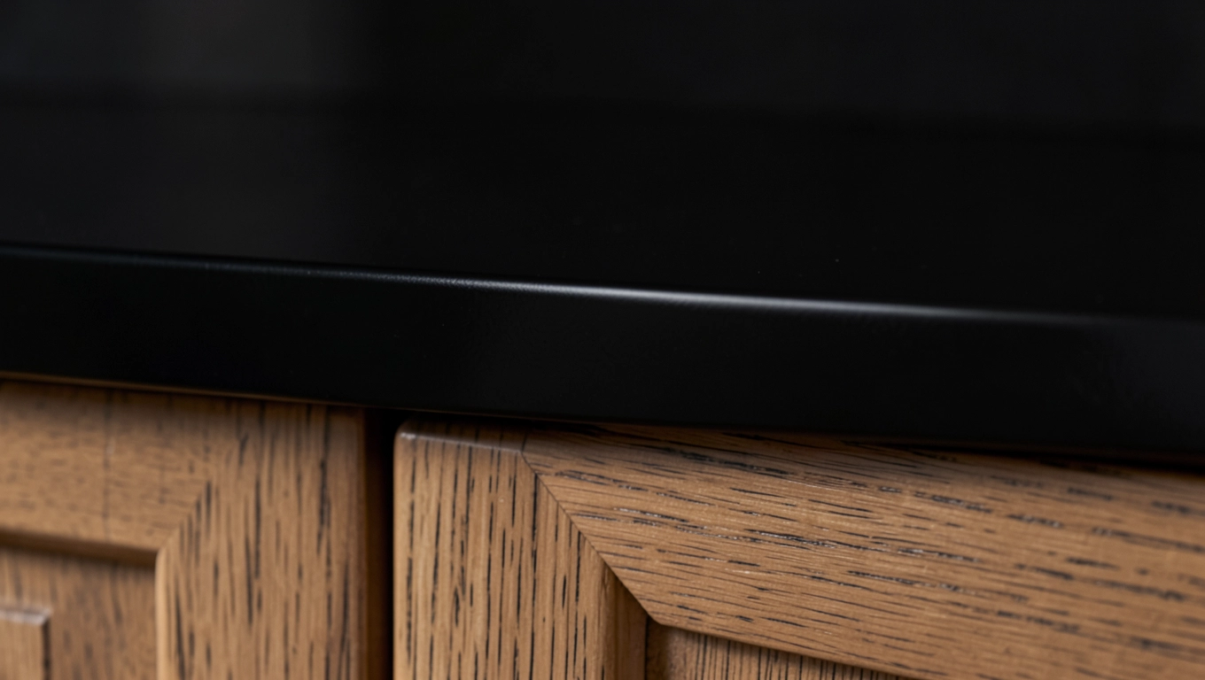 Elegancka czarna farba kuchenna