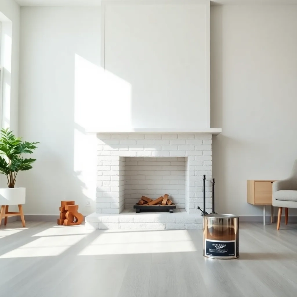 Farba do kominka biała