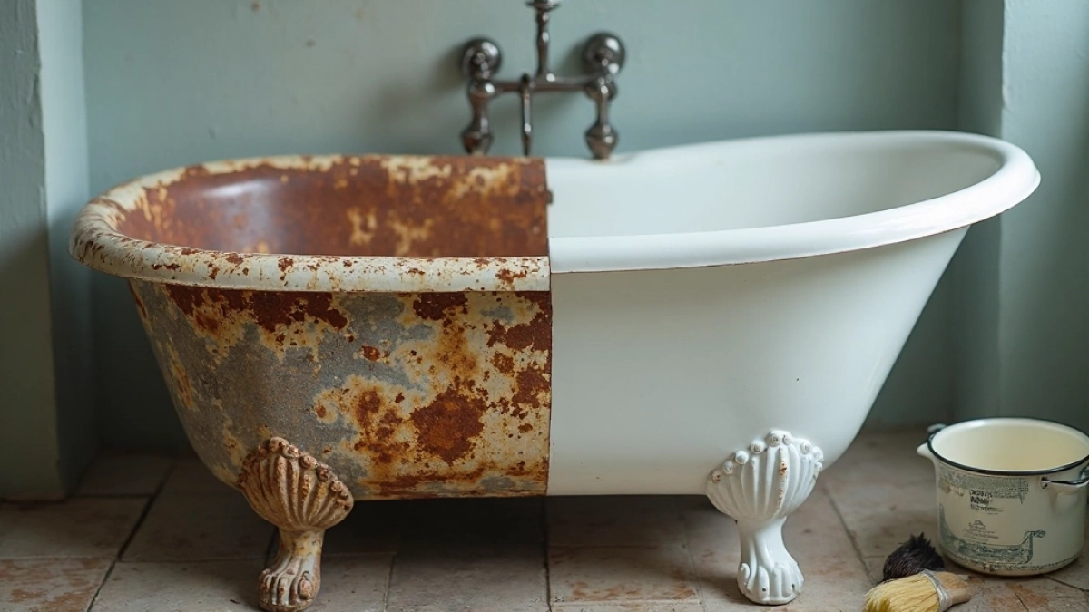 farba do malowania wanny żeliwnej