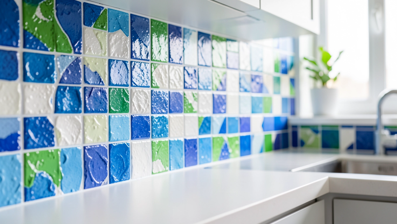 Farba zamiast płytek w kuchni