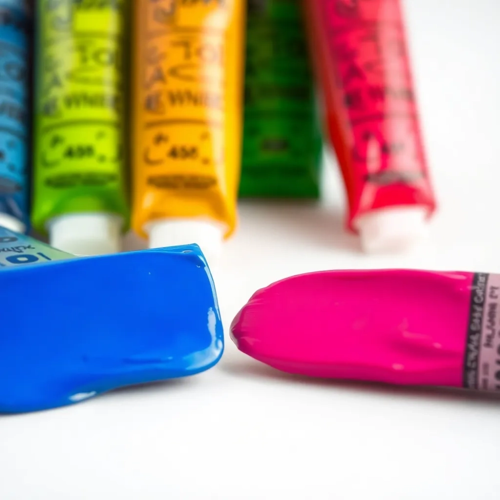 Farby akrylowe do malowania na płótnie