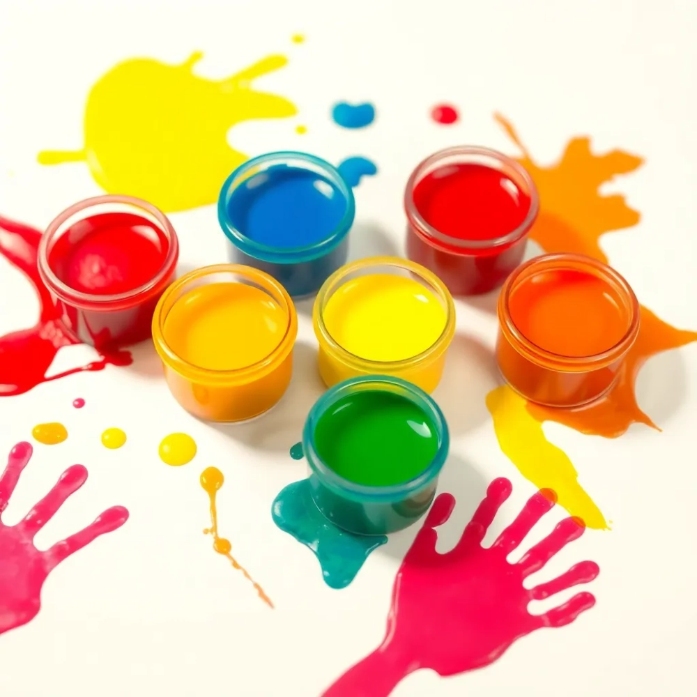 Farby bezpieczne dla dzieci do malowania palcami