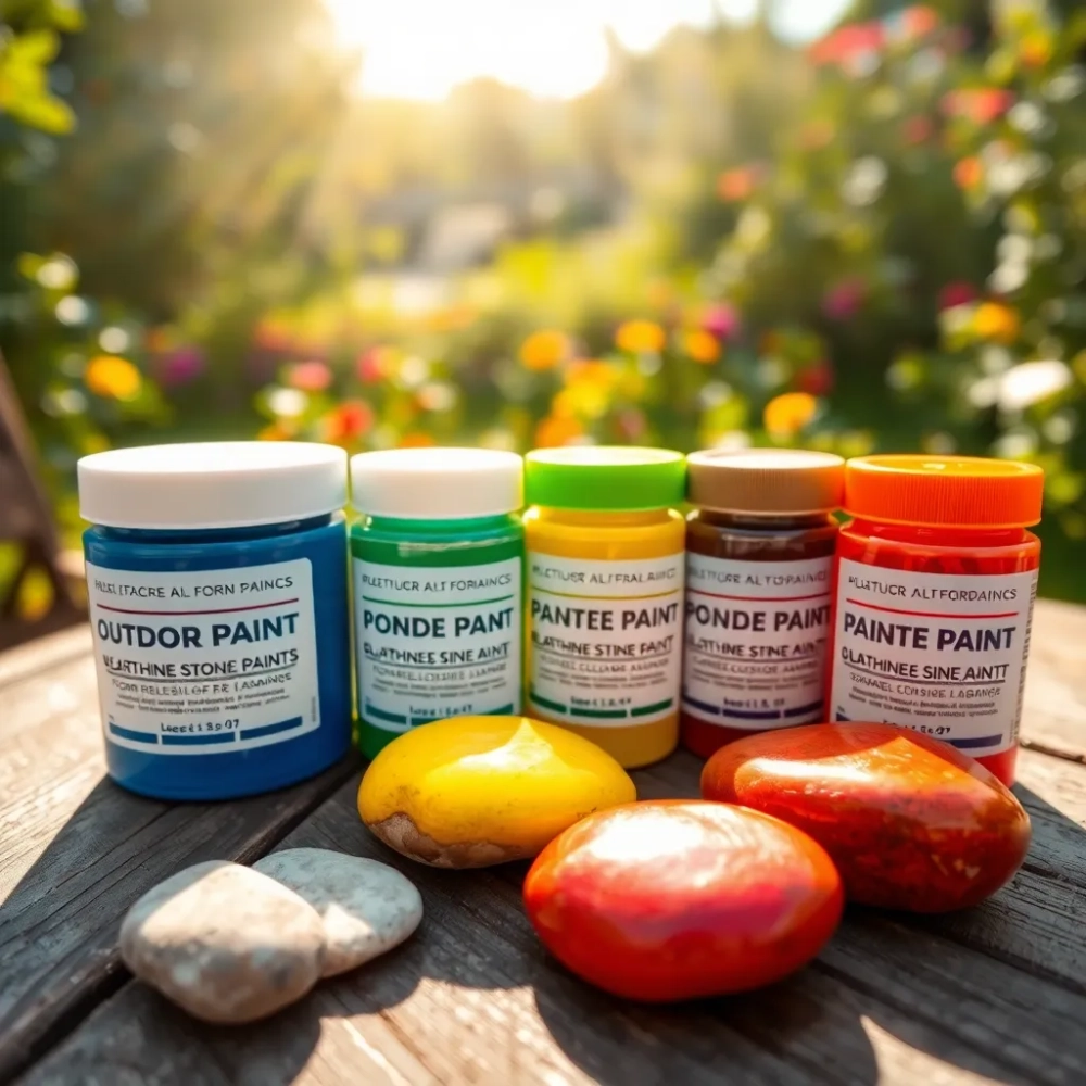 Farby do malowania kamieni w ogrodzie