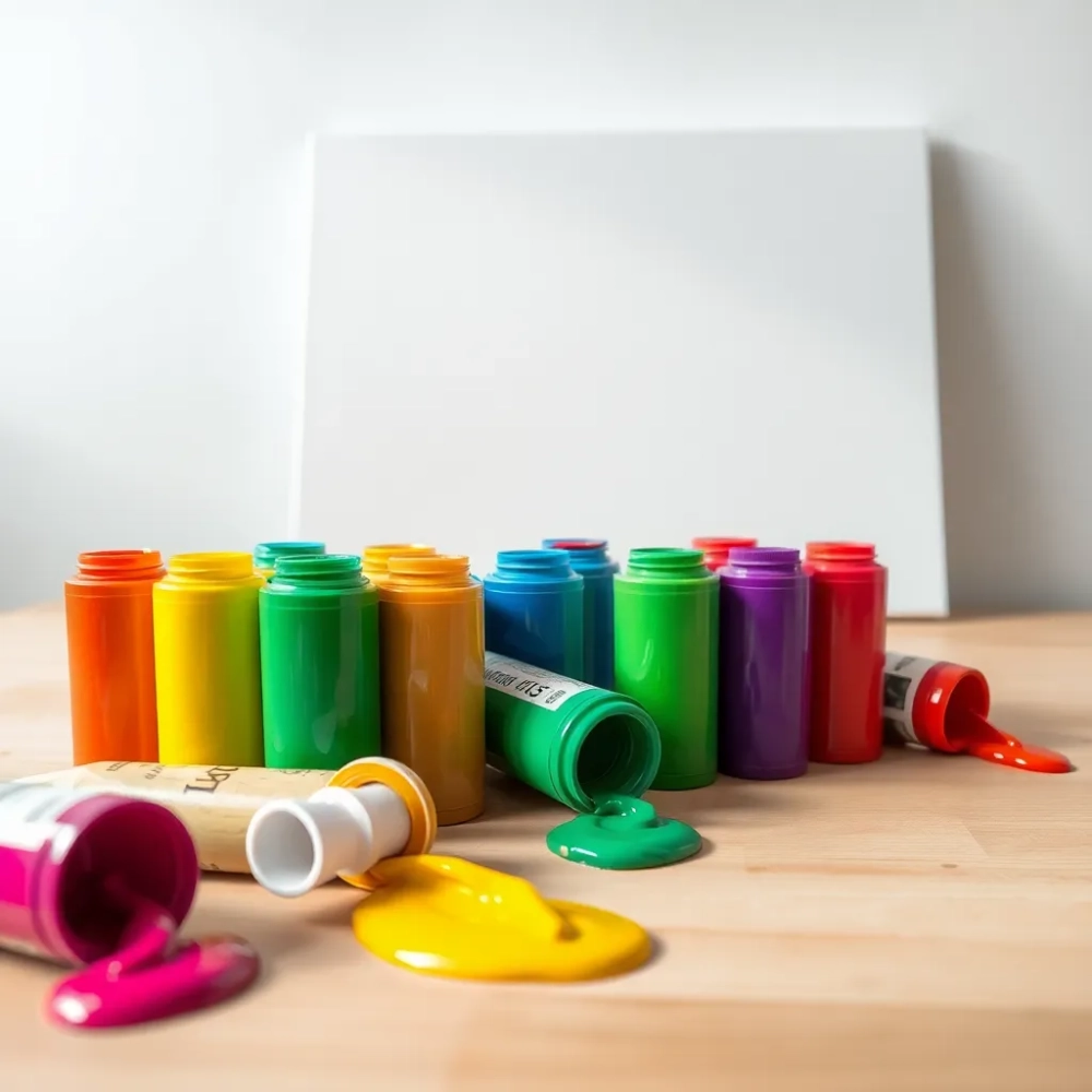 Farby do malowania obrazów na płótnie