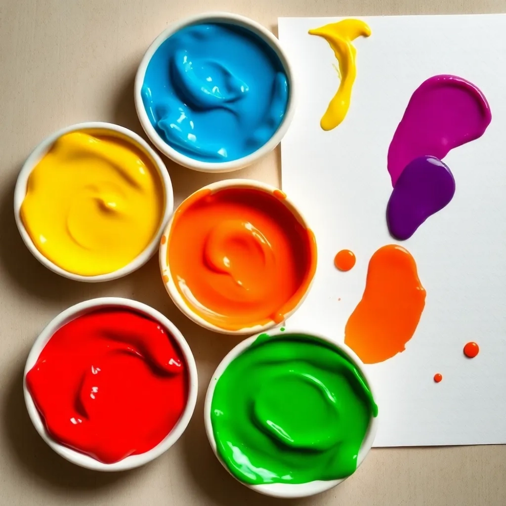 Farby do malowania palcami dla dzieci