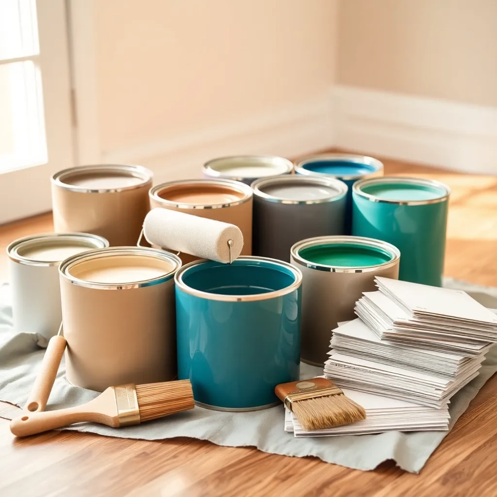 Farby do malowania ścian w mieszkaniu