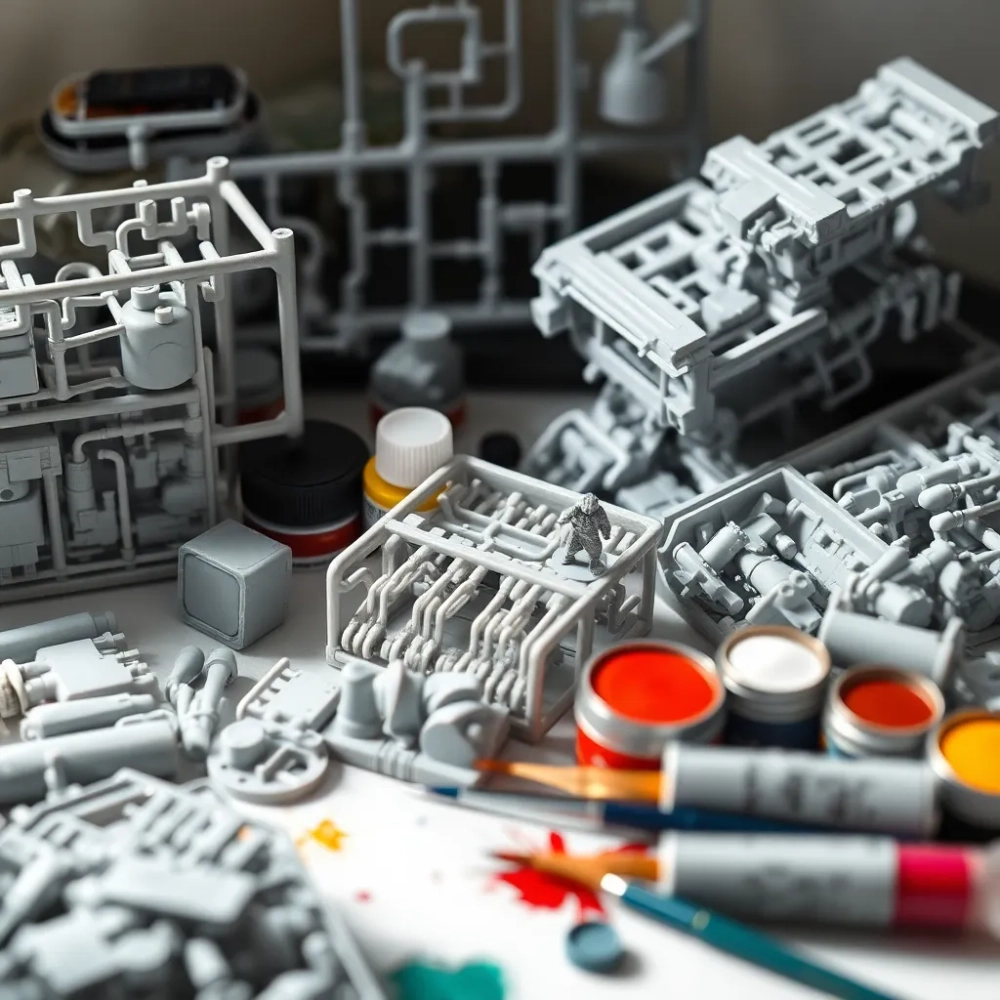 Figurki do sklejania i malowania