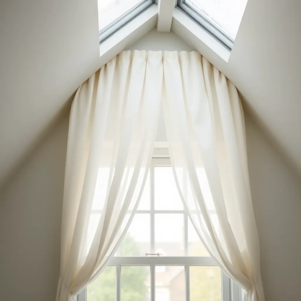 Firany na okno dachowe