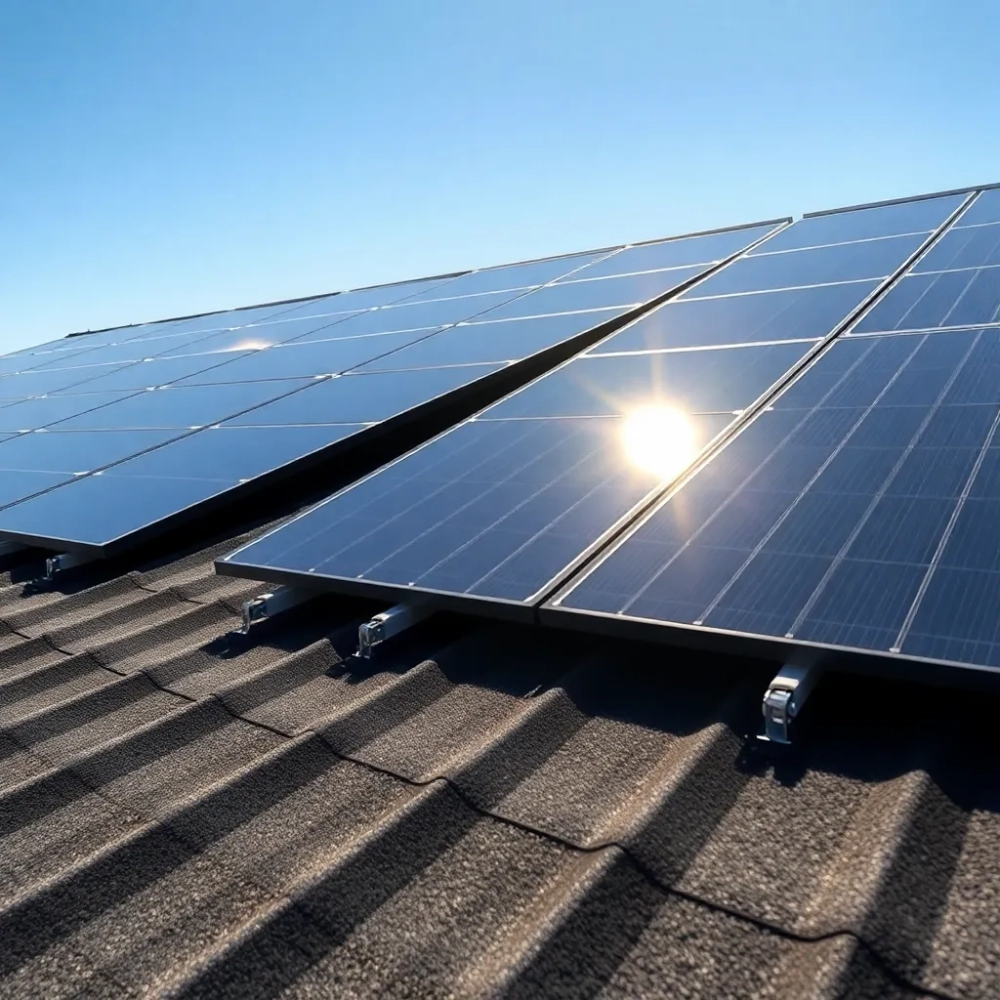 Fotowoltaika na dachu z papy