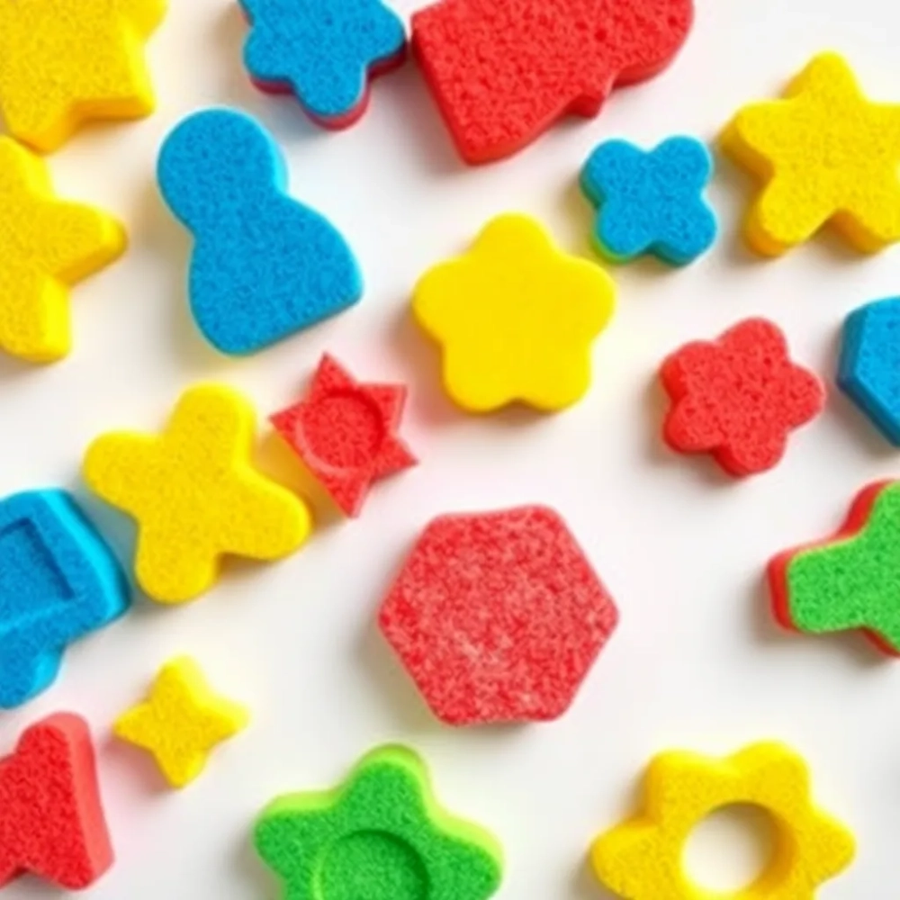 Gąbki do malowania dla dzieci