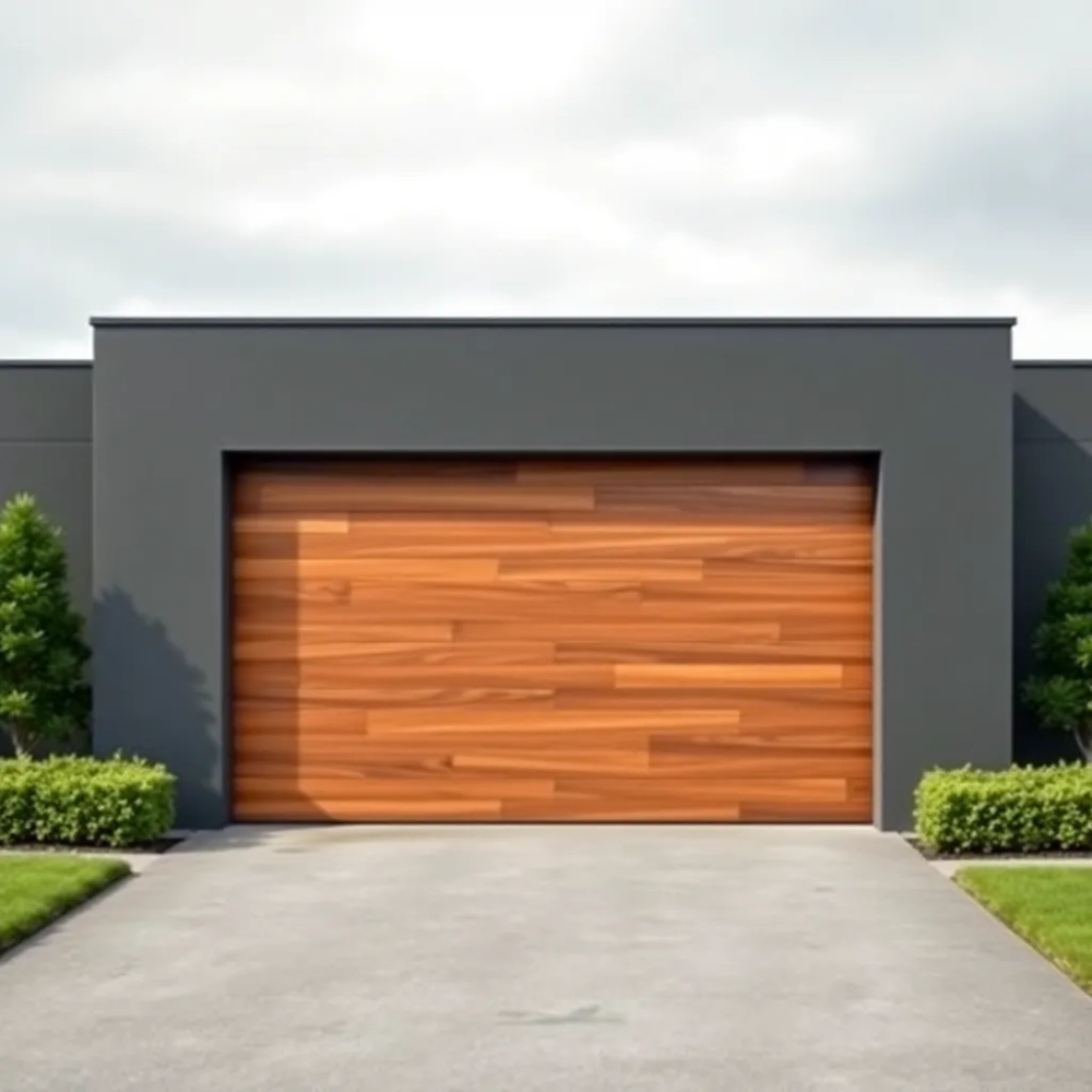 Garaż z płaskim dachem projekt