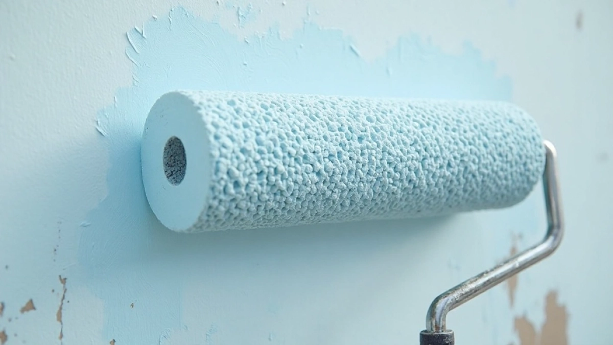 Gumowy wałek malarski do malowania ścian we wzory