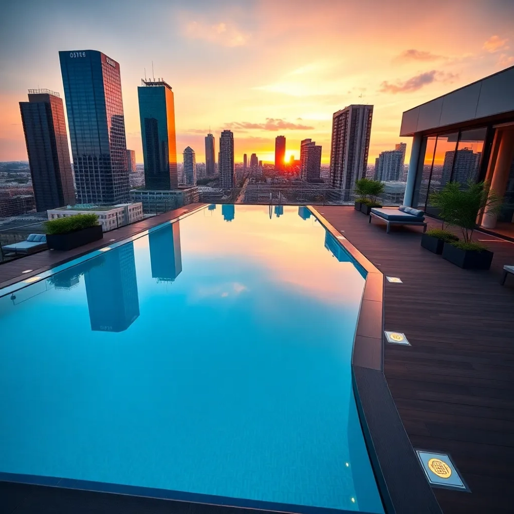 Hotel z basenem na dachu Warszawa