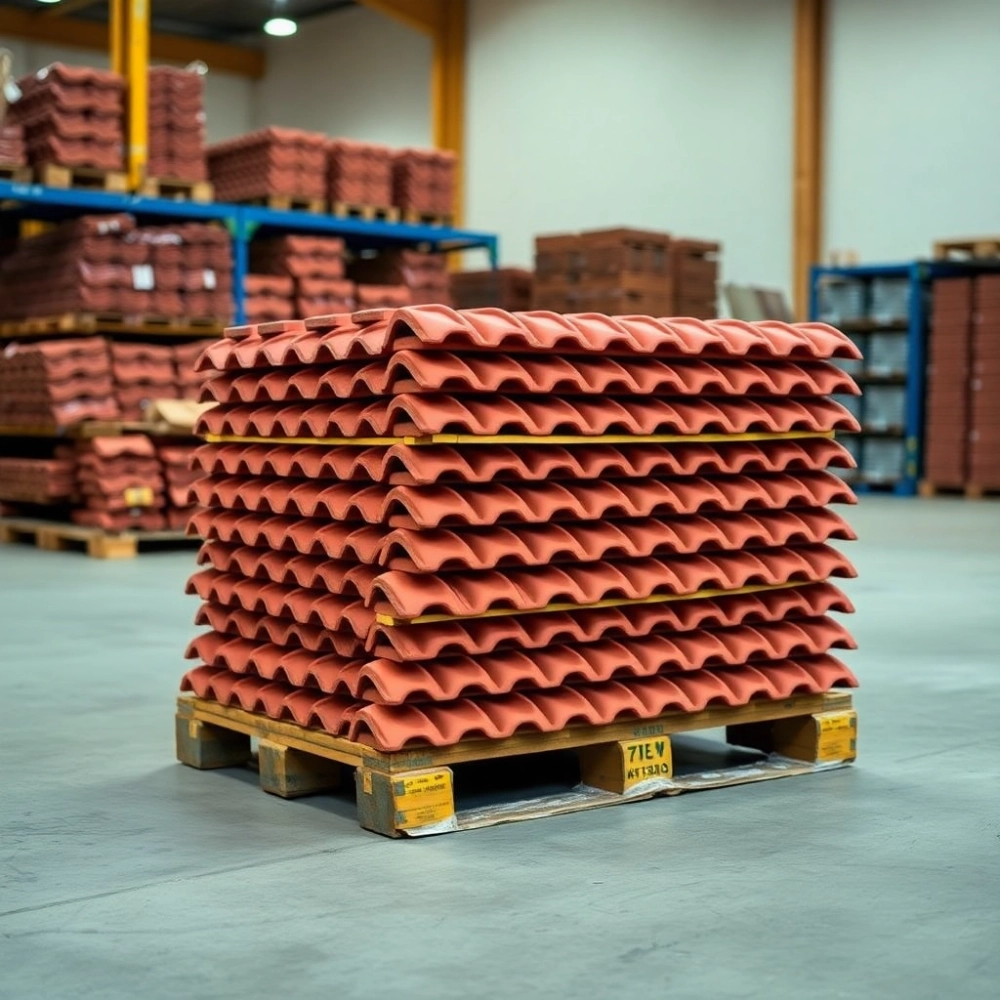 Ile dachówek na palecie