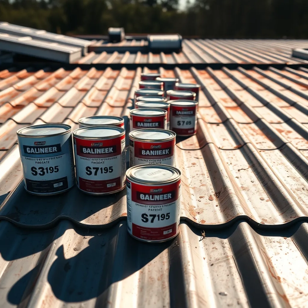 Ile kosztuje farba do malowania dachu z blachy