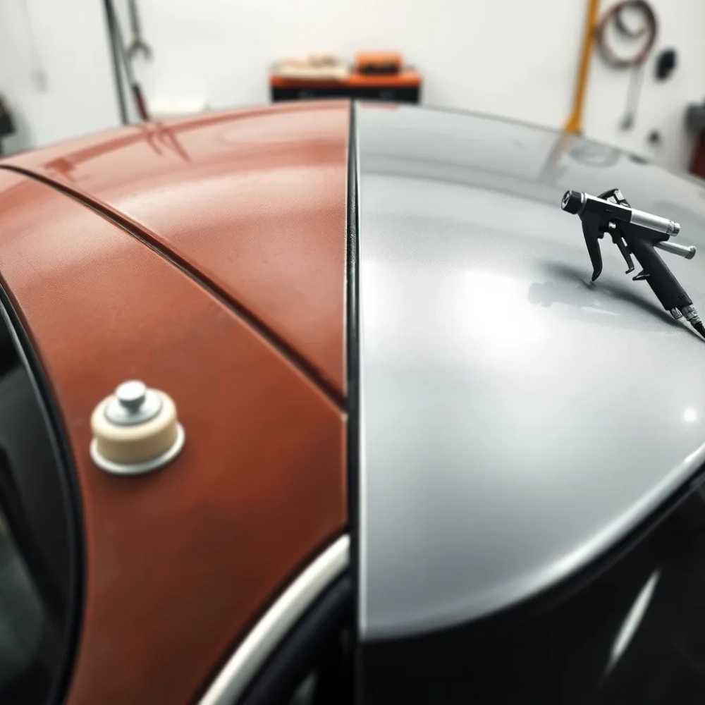 Ile kosztuje malowanie dachu w aucie