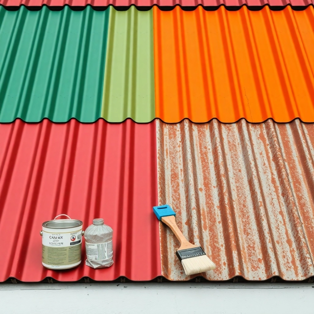 Ile kosztuje malowanie dachu z blachy