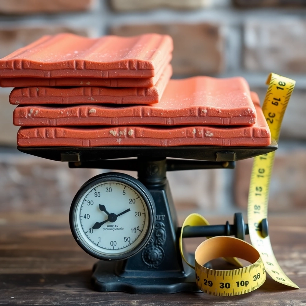 Ile waży m2 dachówki ceramicznej