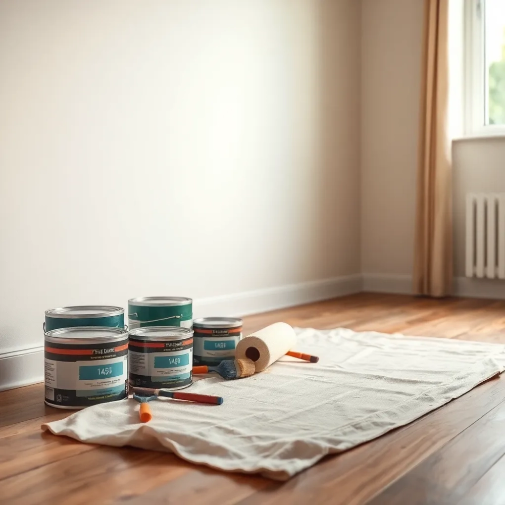 ile za malowanie mieszkania 40m2