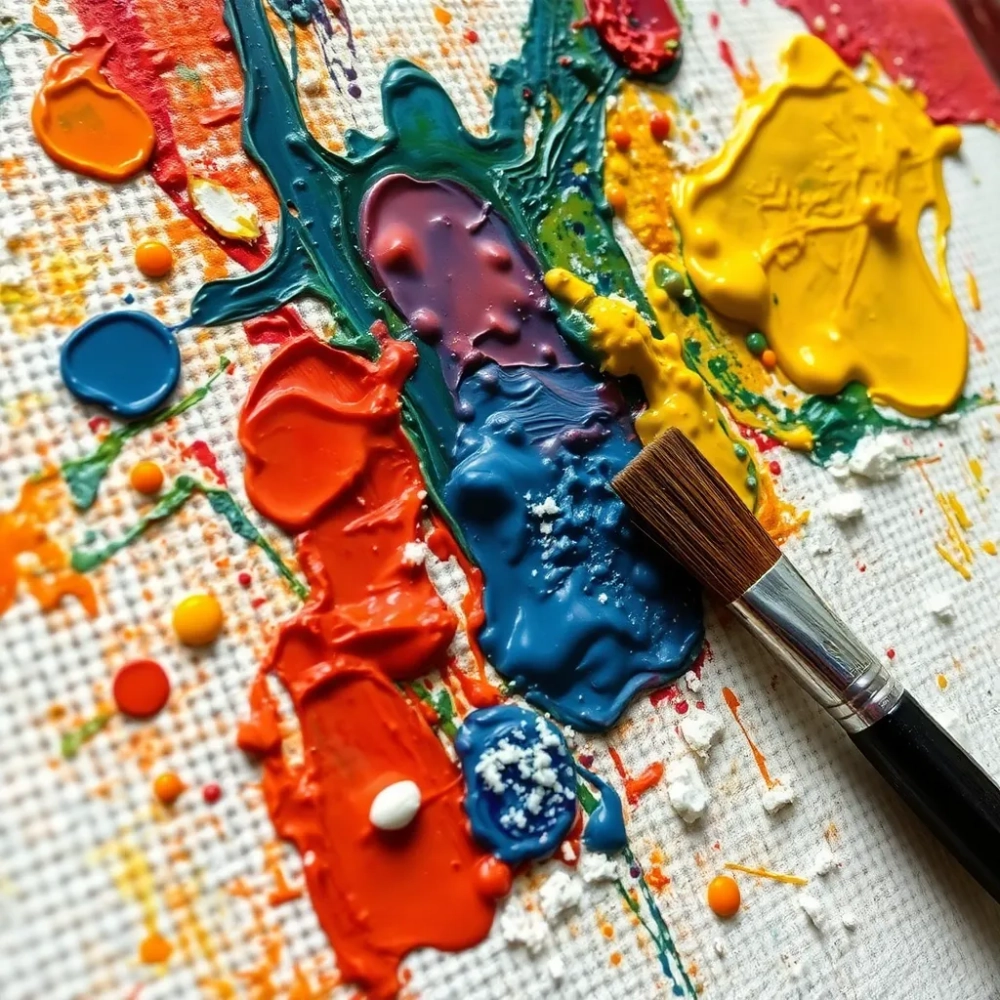 Jak malować abstrakcję akrylami