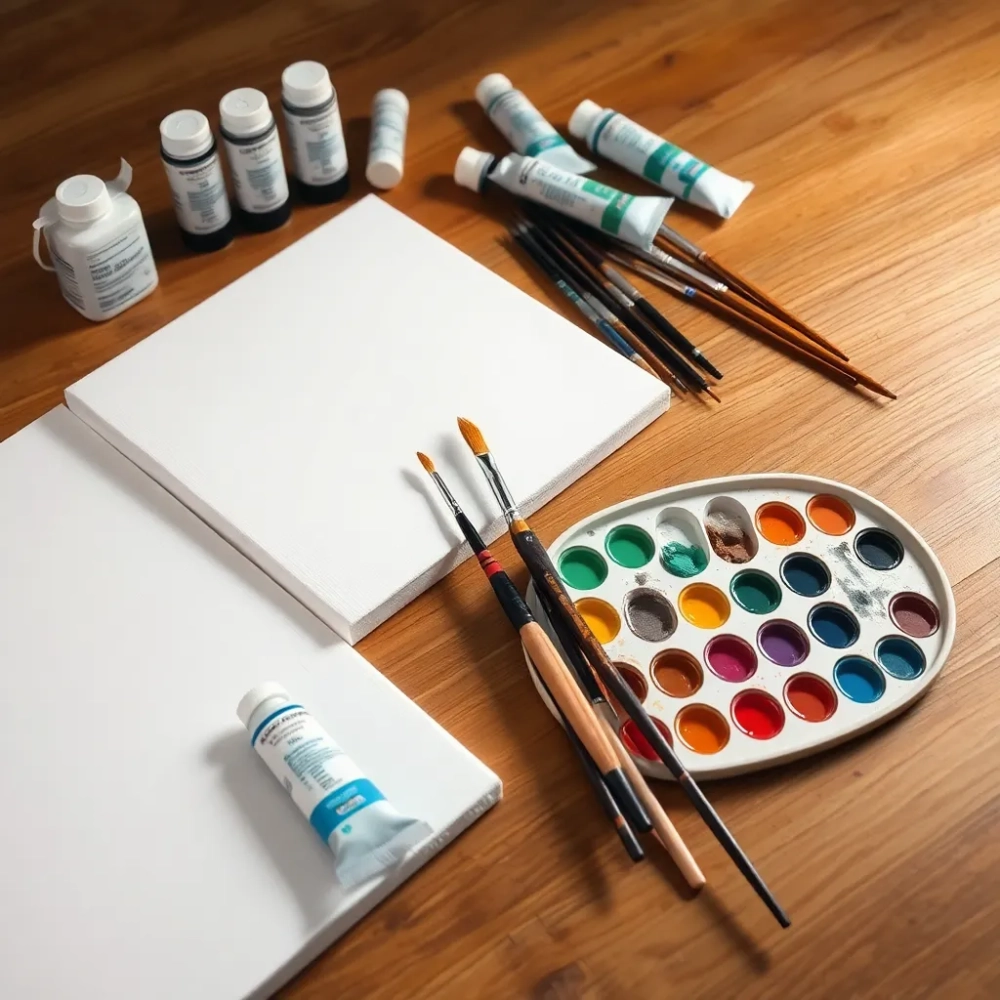 Jak malować akwarelami na płótnie