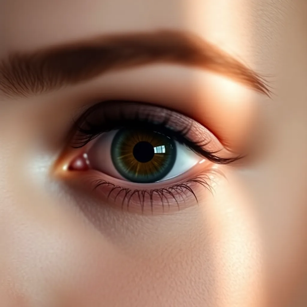 Jak malować oczy głęboko osadzone z opadającą powieka