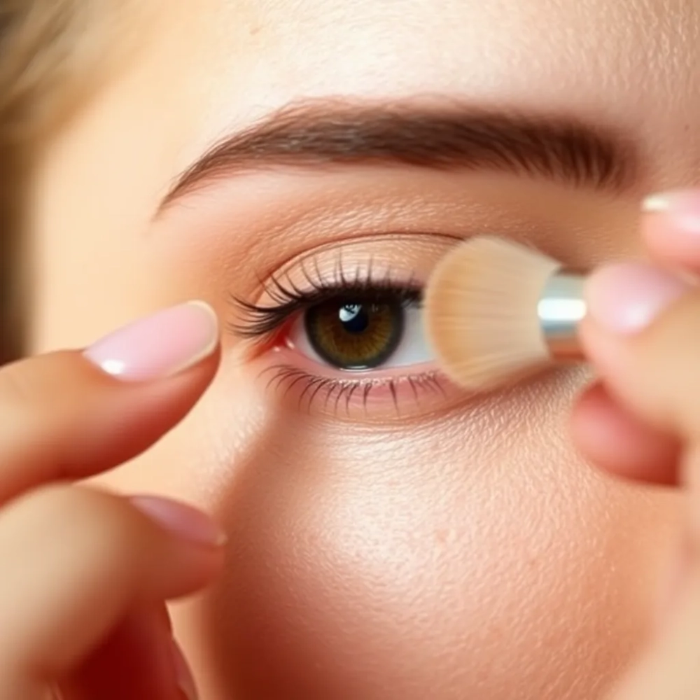 jak malować opadające powieki