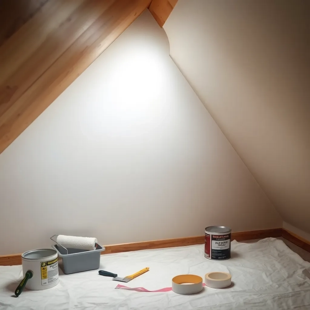 Jak malować poddasze