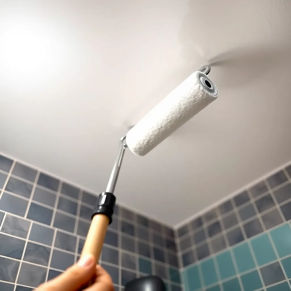 Jak malować sufit w łazience