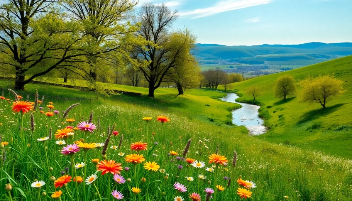 Jak namalować pejzaż wiosenny