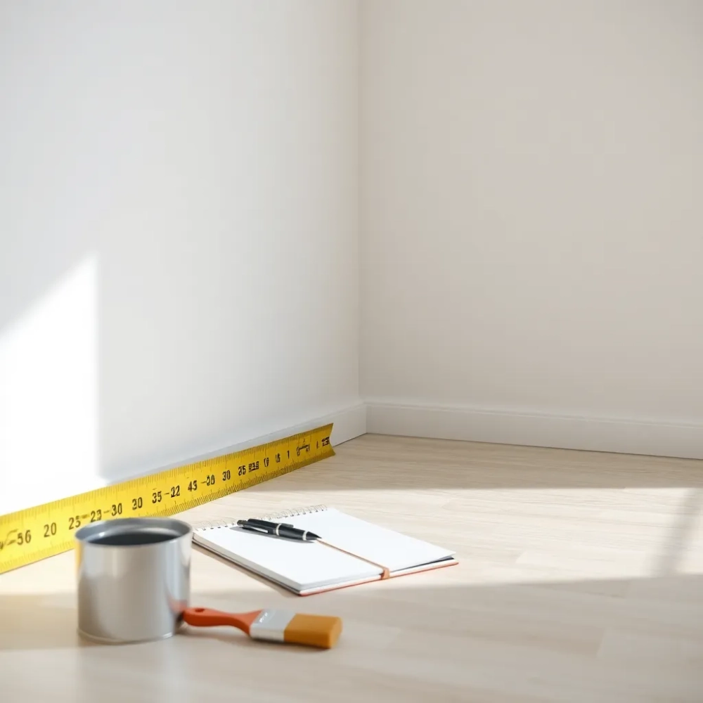 Jak obliczyć metry kwadratowe pokoju do malowania