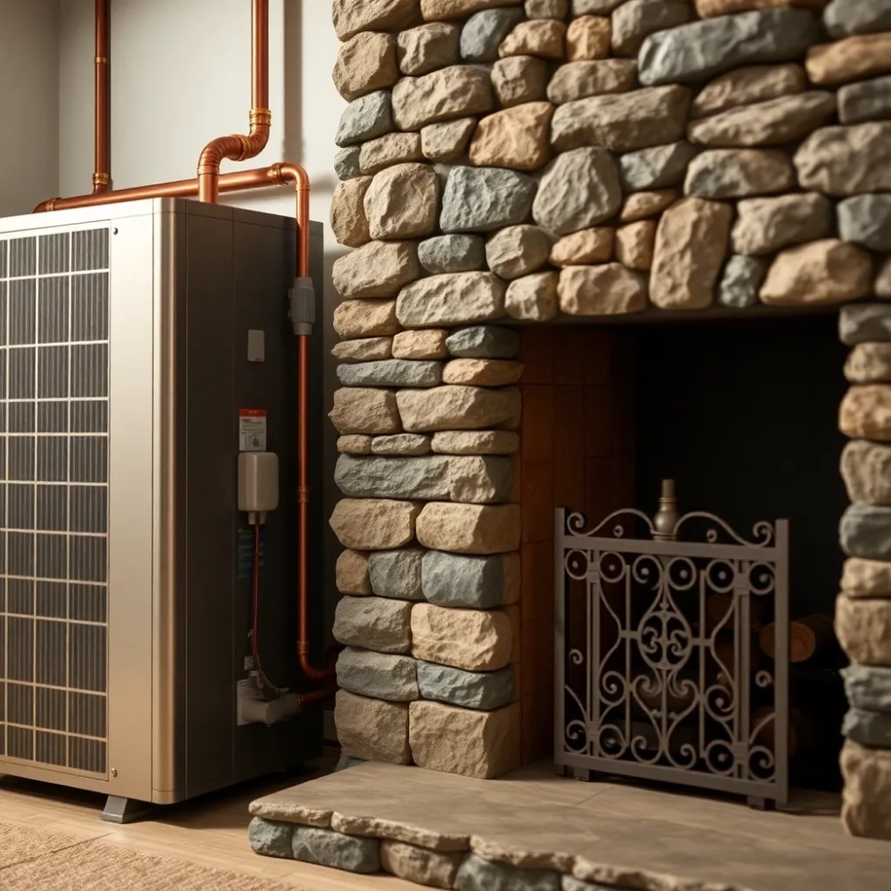 Jak Podłączenie pompy ciepła z kominkiem