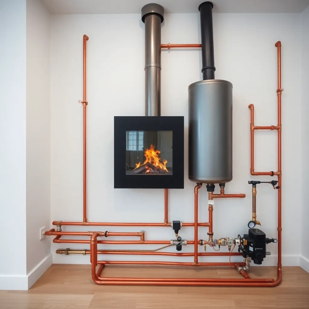 Jak podłączyć kominek z płaszczem wodnym do podłogówki