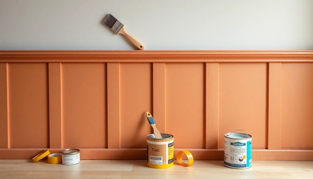 jak pomalować boazerię