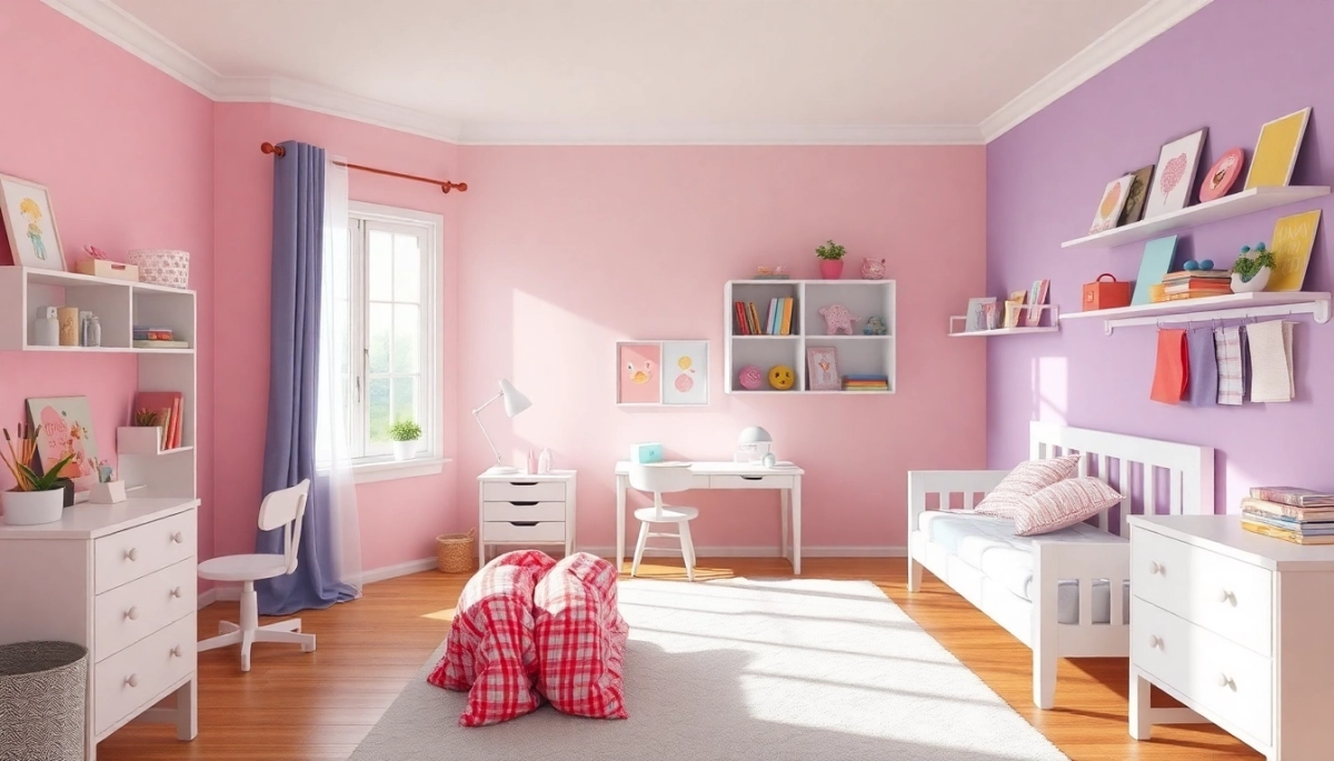 Jak pomalować pokój dla dziewczynki