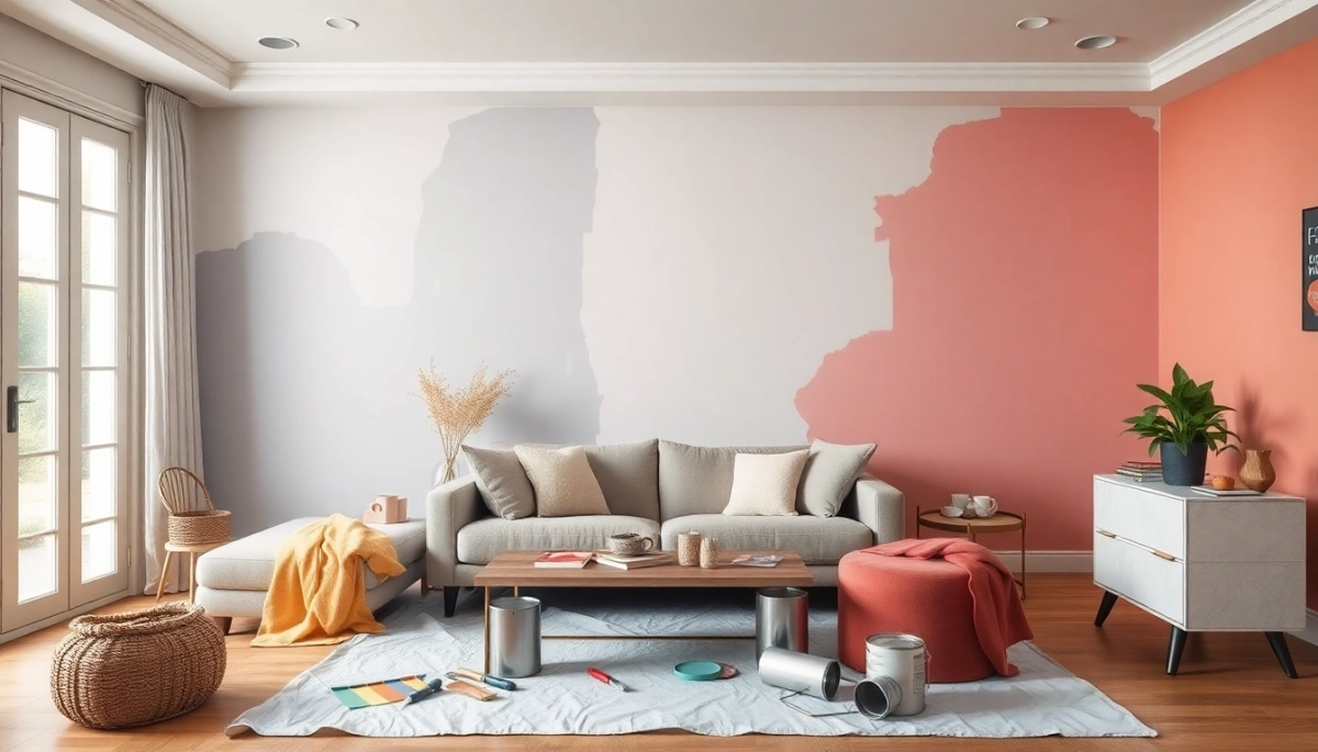 jak pomalować salon