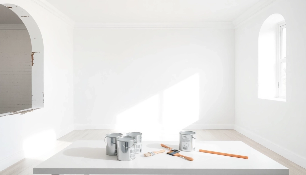 Jak pomalować ściany na biało