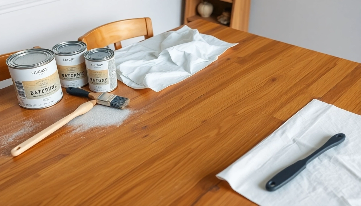 Jak pomalować stół drewniany