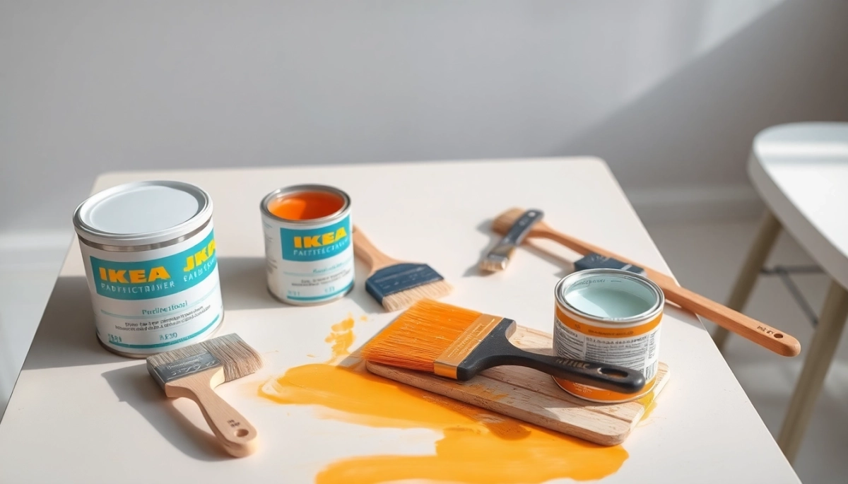 Jak pomalować stół z ikei