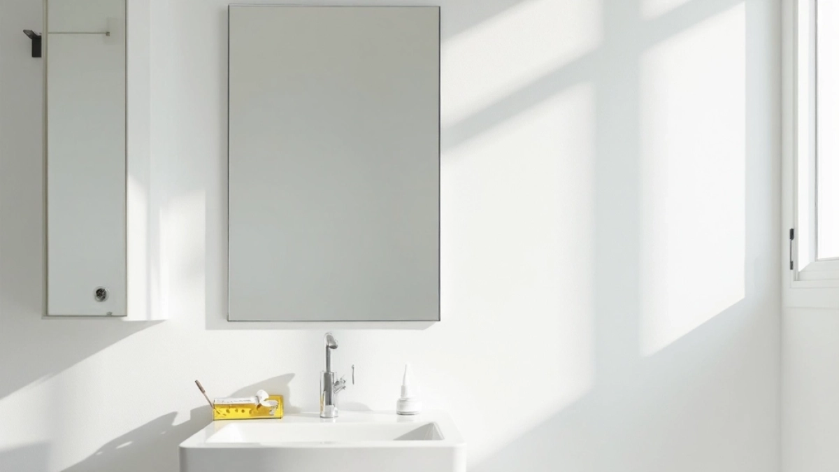 Jak przykleić lustro do pomalowanej ściany