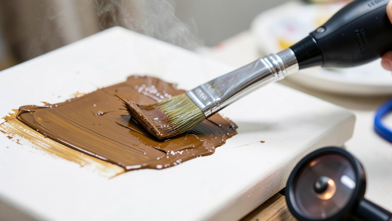 jak przyspieszyć schnięcie farby olejnej