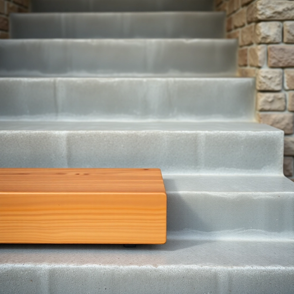 Jak samemu zrobić stopnie drewniane na schodach betonowych