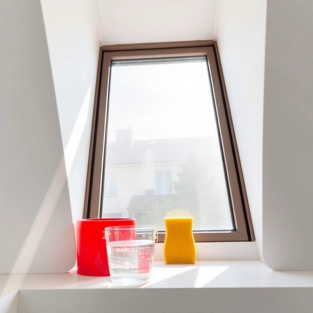 Jak umyć okno dachowe FAKRO