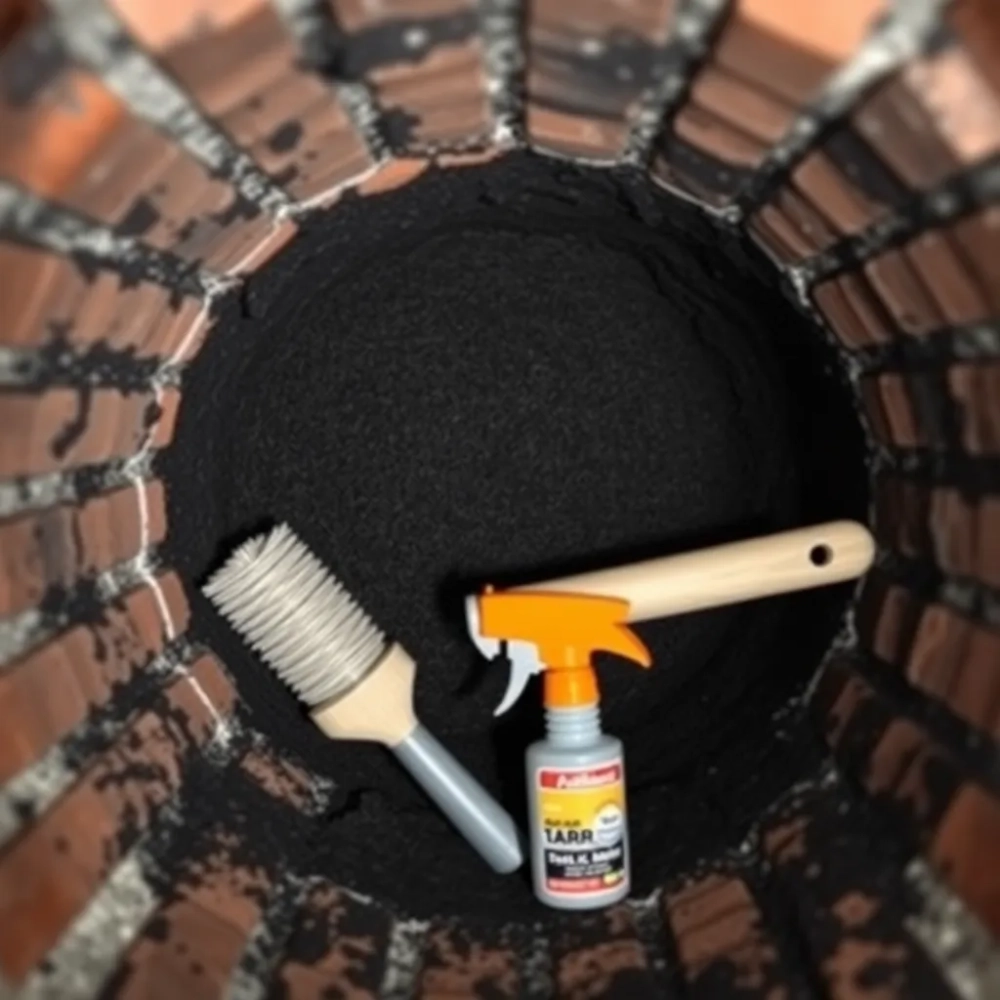 Jak wyczyścić kominek ze smoły