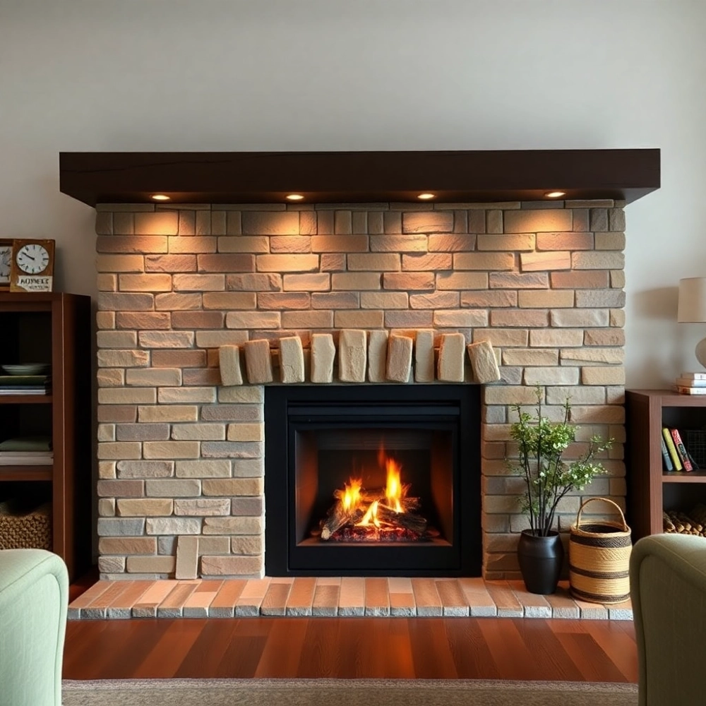 Jak Wykończyć Ścianę Przy Kominku