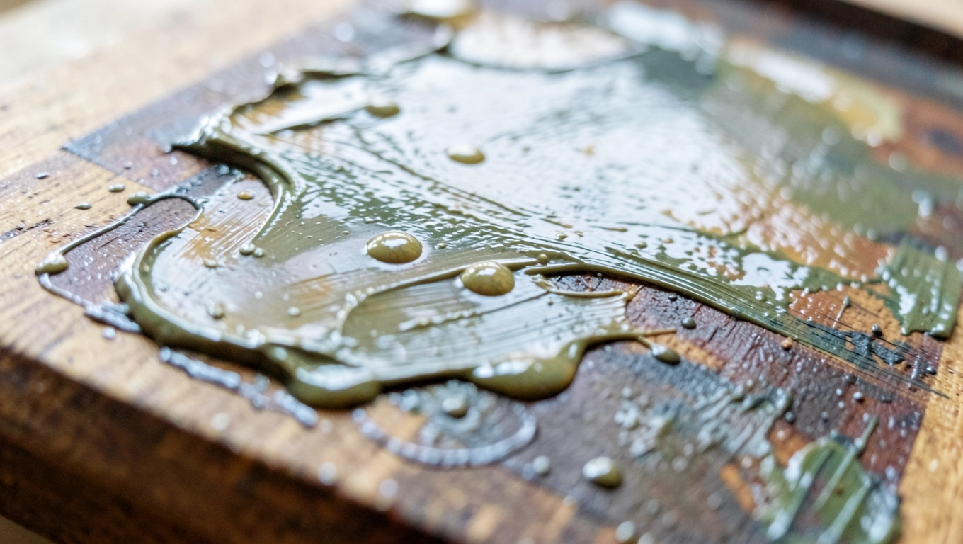 jak zamalować farbę olejną