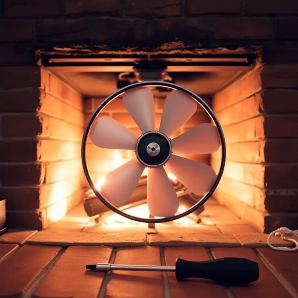 Jak zamontować wentylator do kominka