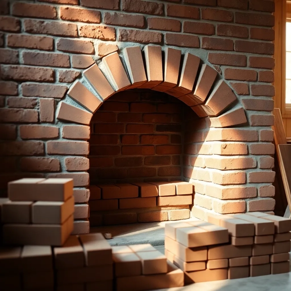 Jak zbudować kominek z cegły szamotowej